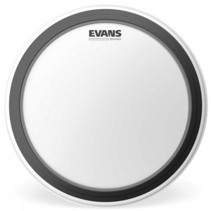 Evans EMAD Coated White Bass Drum Head - 22